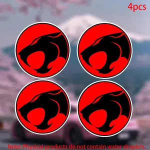 4pcs-EMC Graphics Thundercats Vinyl Waterproof Sticker-Sticker For Cars-car stickers for doors, windows, laptops, luggage, furniture and bumpers-durable adhesive vinyl material