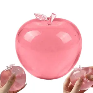 Adult Indoor Game, Apple Squeeze Ball, Ultra Slow Inflation Fruit Stress Relief Toy, Office Desk Essential, Party Fun Gift