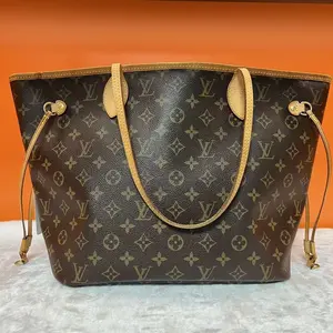 Pre-owned Louis Vuitton Neverfull Monogram Canvas Shoulder Tote X070 26.05.06