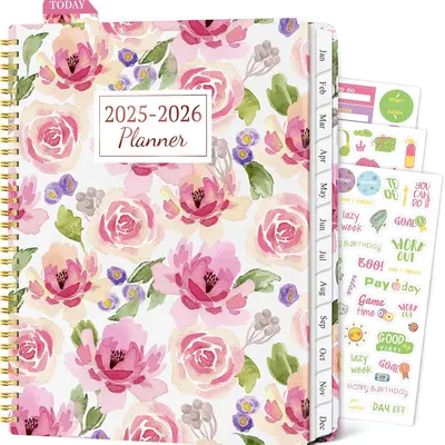Academic Planner 2025-2026 - Monthly & Weekly Student Teacher Planner, July 2025 To June 2026, A5 Size - View #3