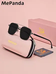 Mepanda Unisex Trendy Polarized Full Frame Sunglasses, Casual Daily Wear, Uv400 Protection, PC Material, All Seasons