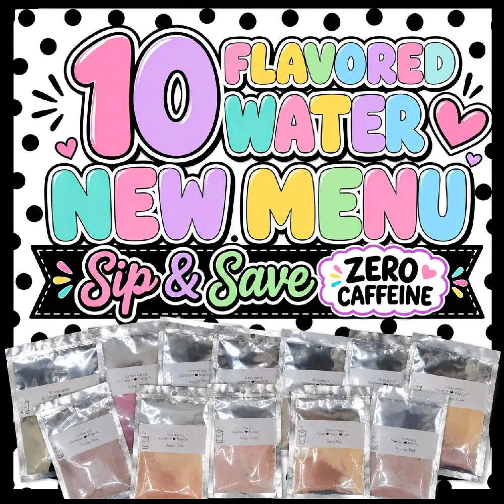 Sip & Save Flavored Water Variety Bundle - 10 Count Refreshing Flavored Water Drinks for Daily Hydration