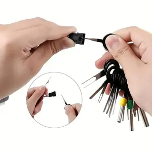 Car Computer Pin Removal Tool Set, Terminal Disassembly Kit, Multi-Purpose Plug Extraction Tool, Complete Accessories Pack