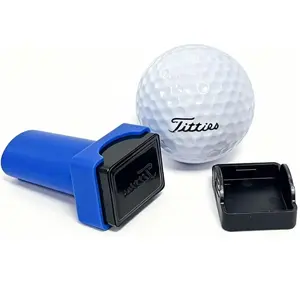 Curves & Clubs Titties Golf Ball Stamp – Funny Golf Stamp – Titties Golfer Accessory for Men and Women – Funny USA Golfer Gift – Golf Accessories