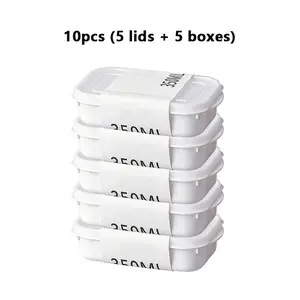 Multi-purpose Sealed Food Preservation Box, Clear Plastic Freezer Safe Food Storage Case