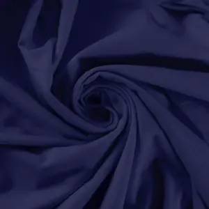 Light Navy Solid Cotton Flannel Fabric by the Yard – Medium to Heavy Weight Brushed Cotton