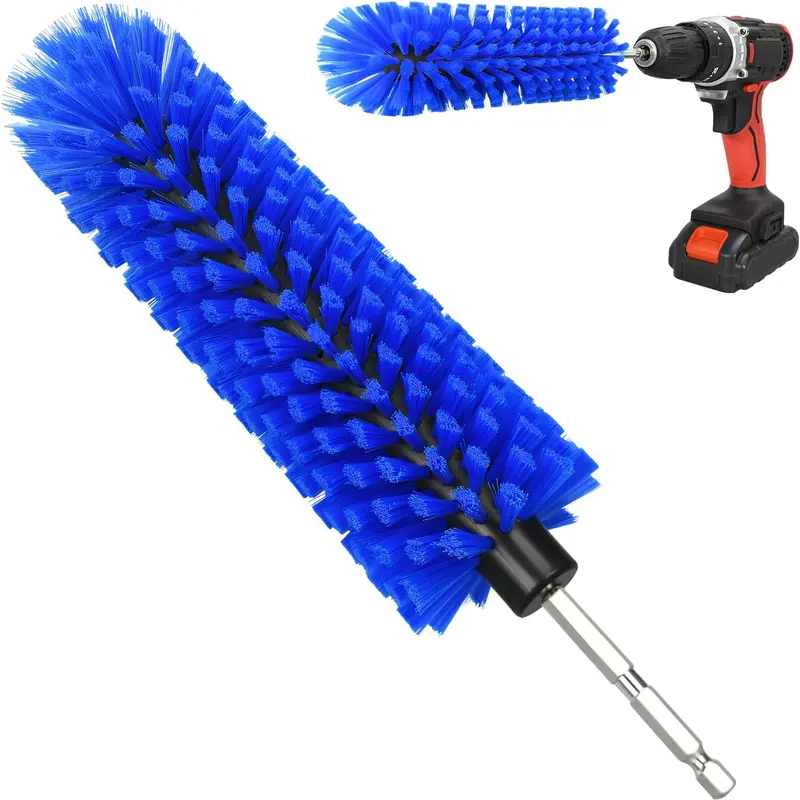 Drill Brush for Car Wheel and Bottle, Highly Dense and Durable Car Cleaning Brush for Wheels, Rims, Engines, Exhaust, Bottle