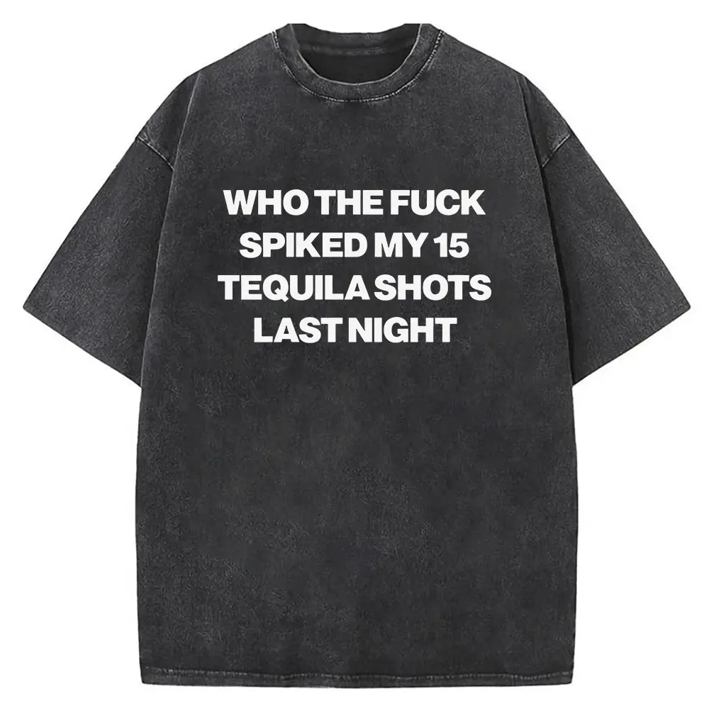 Washed T-shirt-Black