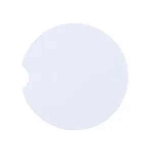 Car Coaster Matte White Sandstone Sublimation Blank :: 2.5" Round