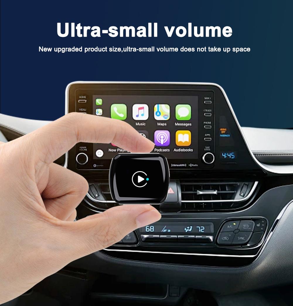 Wireless CarPlay Adapter 2026 Upgrade Mini Design CarPlay dongle/adapter Dual Band 5.8G/2.4G Wifi Bluetooth 5.4, Convert Wired CarPGift lay to Wireless, Support Android Auto Plug and Play gift