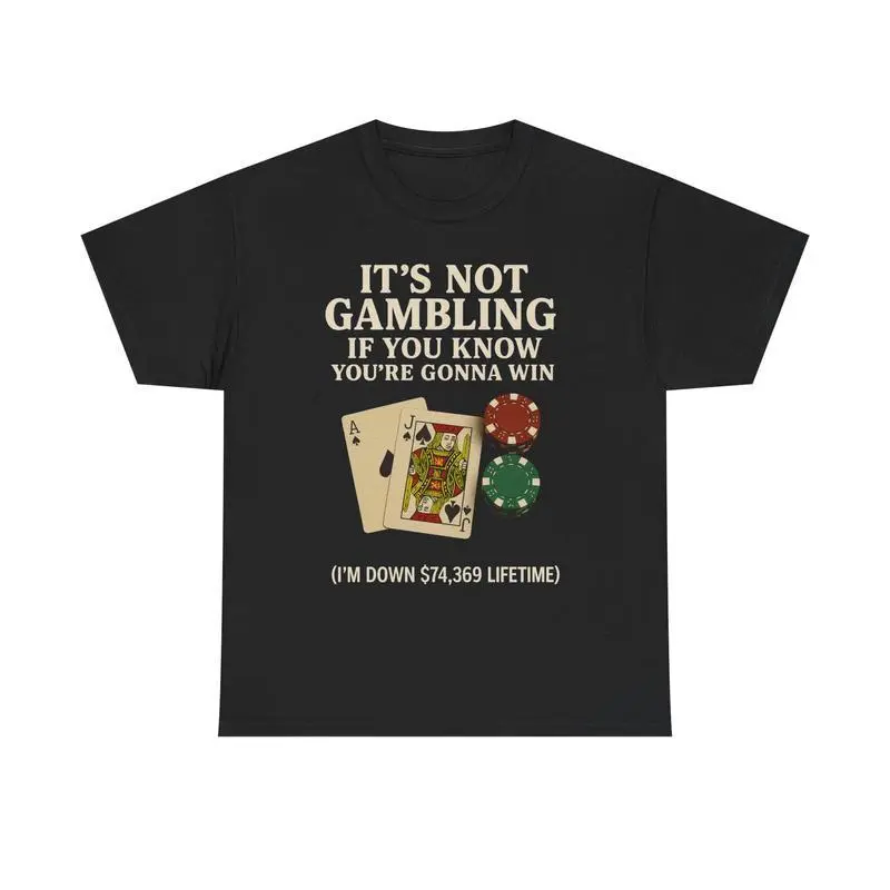 Gambling Casino Tee Adult men's clothing