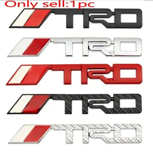 3D Trd Logo Car Front Grille Trunk Emblem Badge, Compatible with Toyota Models, Durable Design, Perfect Fit for Multiple Vehicles, Sticker for Cars