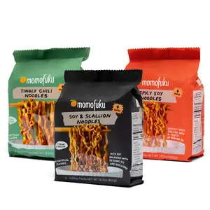 Momofuku Noodle Variety Pack -  Servings of Soy & Scallion Spicy Soy Tingly Chili Dried Noodles for Flavorful Meals Savory