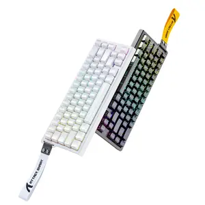 Attack Shark X68he Wired Gaming Mechanical Magnetic Tactile Feedback Keyboard, Simple Design Computer Peripherals Gaming Accessories for Office PC Laptop Use, 8000hz Return Rate