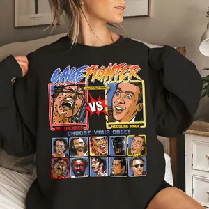 Nicolas Cage Fighter Conair Tour Edition Shirt, Funny Meme Shirt, Favorite Character Movie Shirt