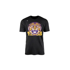 LSuU Tigers Men's Short-Sleeve Round-Neck Graphic T-Shirt - Casual Youth Top