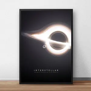 Interstellar Movie Poster, Wall Art Painting Living Room Bedroom Docor | Unframed