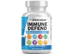 Clean Nutraceuticals NAC + Zinc, K2+D3, Quercetin, Sarracenia & More for Cellular Health Supplement Capsules – NAC Defend