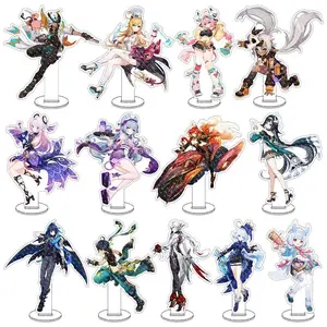 Genshin Impact Anime Figure Acrylic Stand Varesa Ifa Mavuika Model Plate 1pc Desk Decor Standing Sign Game Fans Gift