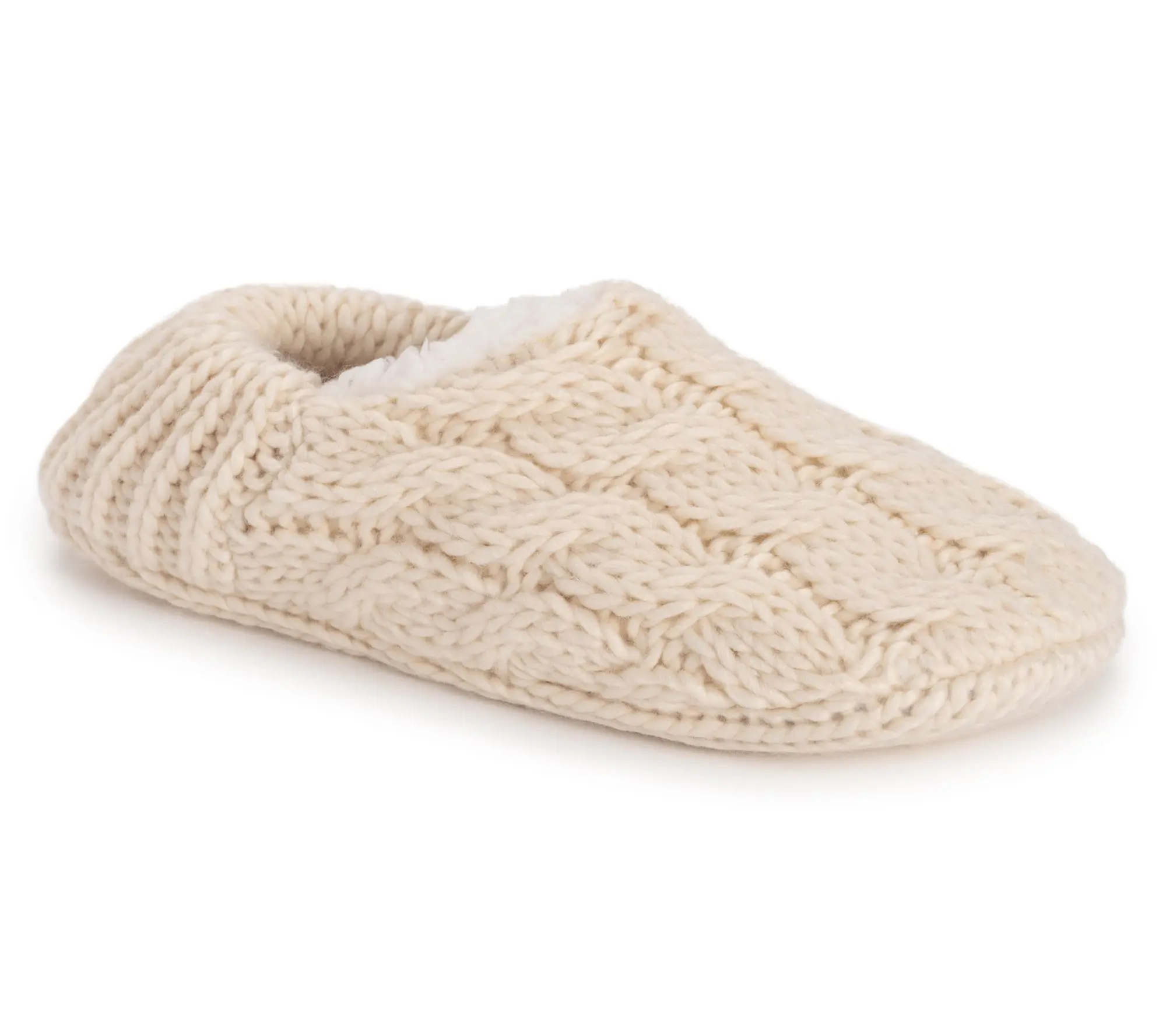 MUK LUKS Women's Chunky Ballerina Non-Skid Slipper Sock