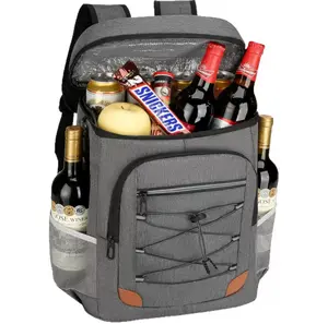 Backpack cooler box insulated and leak-proof unisex 36-can soft cooler backpack insulated waterproof large-capacity cooler bag portable lunch camping travel picnic hiking