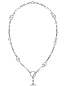 Austin Blaze Marina 80cm Toggle Necklace in Silver