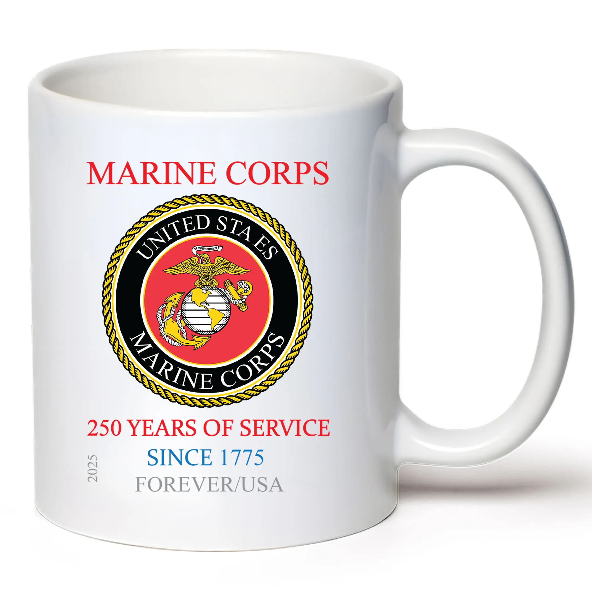 250th Anniversary of the Us Marine Corps Mug, Armed Forces 250 Coffee Cups,  Army Memorial 1975 2025 Gift, Cup for Dad and Grandfather - TikTok Shop