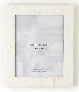 Artemis 8x10 Picture Frame - Carved Bone