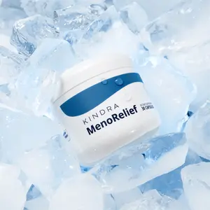 Kindra MenoRelief Supplement - Relief from hot flashes, night sweats, brain fog, low libido, intimate dryness, and more