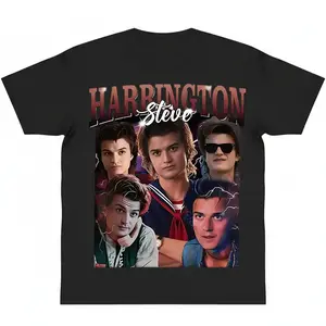 Mom Steve Harrington For Graphic Tee Shirt Unisex Tshirt Steve Harrington Tee For Fan, Joe Keery Gildan Stranger Thing y2k cotton fashion Streetwear Casual Top Trending