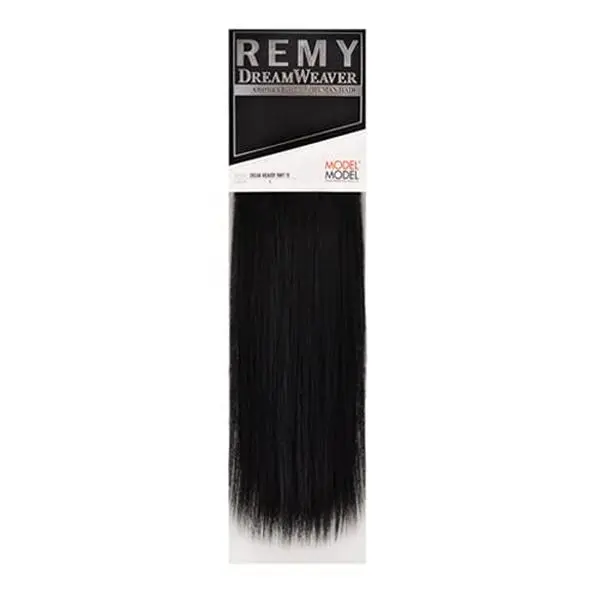 ModelModel Dream Weaver Yaky Unisex Human Hair Weave - Straight Cut, All Authentic Human Hair, Natural Look, Bold Softness, Weave Model, Satisfaction of Dreamweaver, Authentic Hair