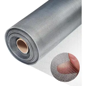 304 Stainless Steel Mesh, 24in x 10ft, 20 Mesh, Sturdy Metal Screen Roll for Window, Door, Air Vents, Filter, Cage, Garden, Patio, Pet (Sliver, 24inch x 10feet)