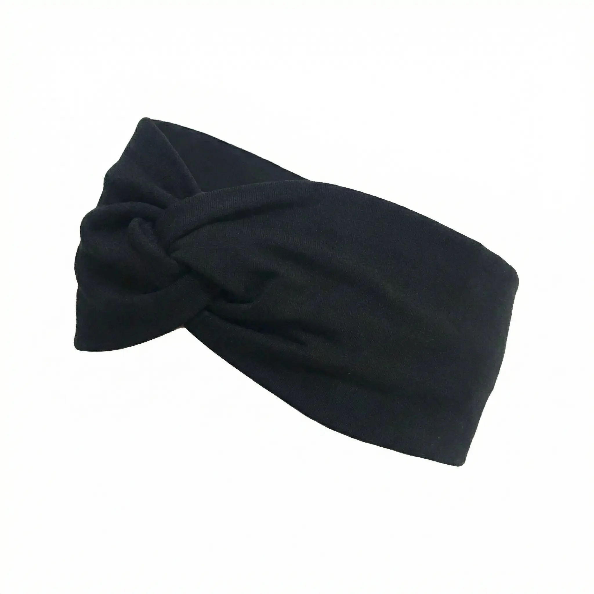 Black Solid Knotted Headband Black Solid Knotted Headband