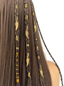 36pcs Alloy Braiding Ring Set, Eagle Wing Shaped Dreadlock Hair Rings, Unique Styling Hairpins Accessories for Women Girls, Stylish Hair Accessory, Hair Clip