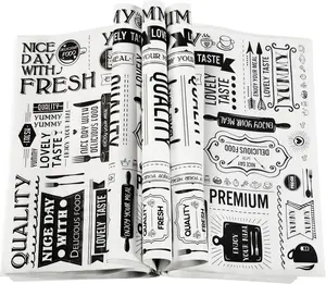Wax Paper Sheets Deli Newsprint  Basket Liners Sandwich Wrapping Paper  Resistant  Wrapping Tissue Hamburger Picnic Tissue for Baking Kitchen 8.3 x 9.8 Inch(150 Pcs)
