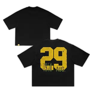 12oz Max Heavyweight Oversized Short Sleeve, 100%25 Cotton Cropped Tee, Casual Crewneck Tshirt, Mens Graphic Tees, MeJend Boxy tee