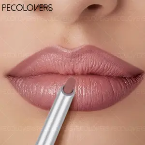 Waterproof Matte Lip Lacquer Lipliner Custom Logo Long Lasting Easy To Wear Colorful Soft Pencil Makeup Wholesale