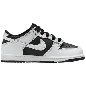 Nike Dunk Low Black Platinum Tint White Kids Fashion Shoes New