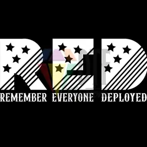 Remember Everyone Deployed White, DTF Transfer, 12X12