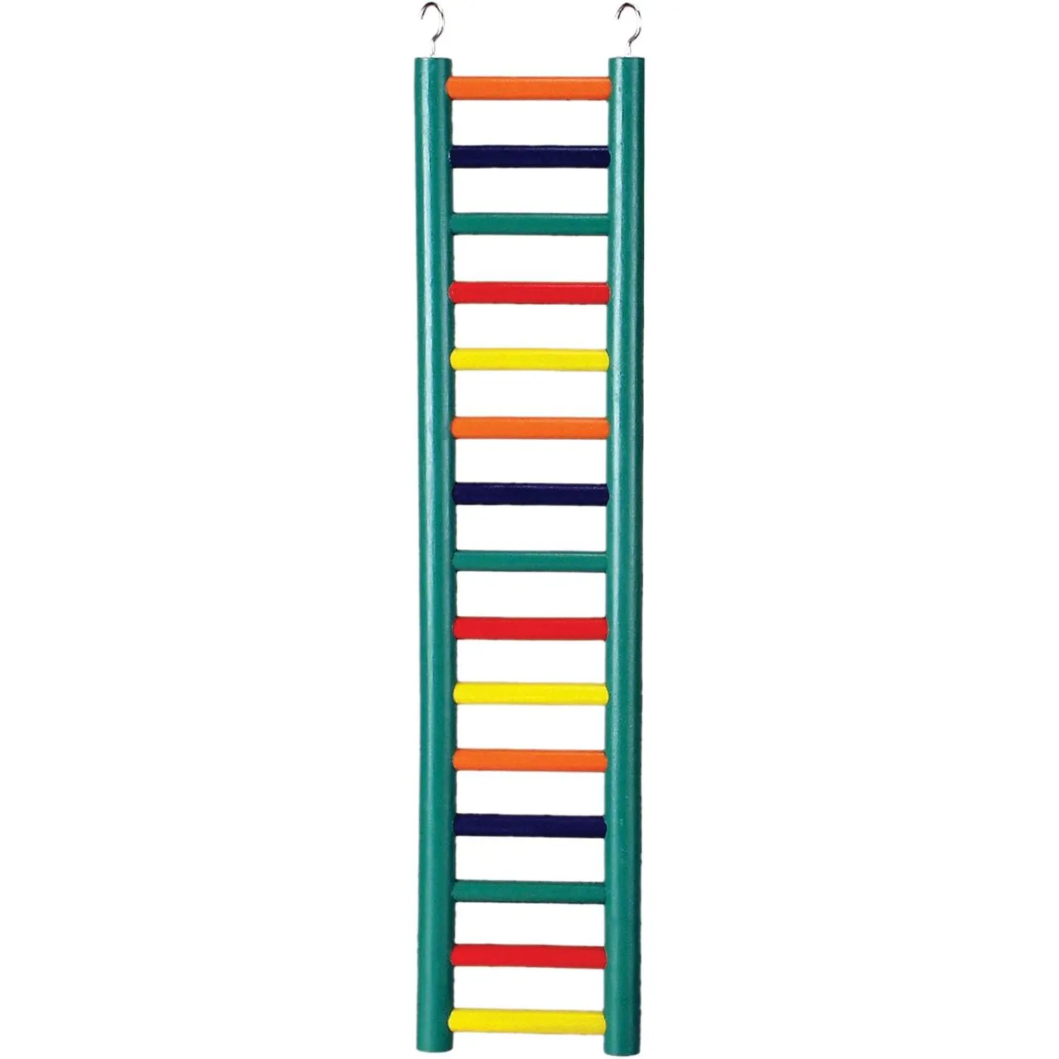 BPV01139 Carpenter Creations Hardwood Bird Ladder with 15 Rungs, 24-Inch, Colors Vary