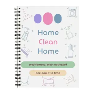 Home Clean Home Theme Chores Organizer Planner, Essential Household Management Tool, Perfect for Daily Tasks & Organization