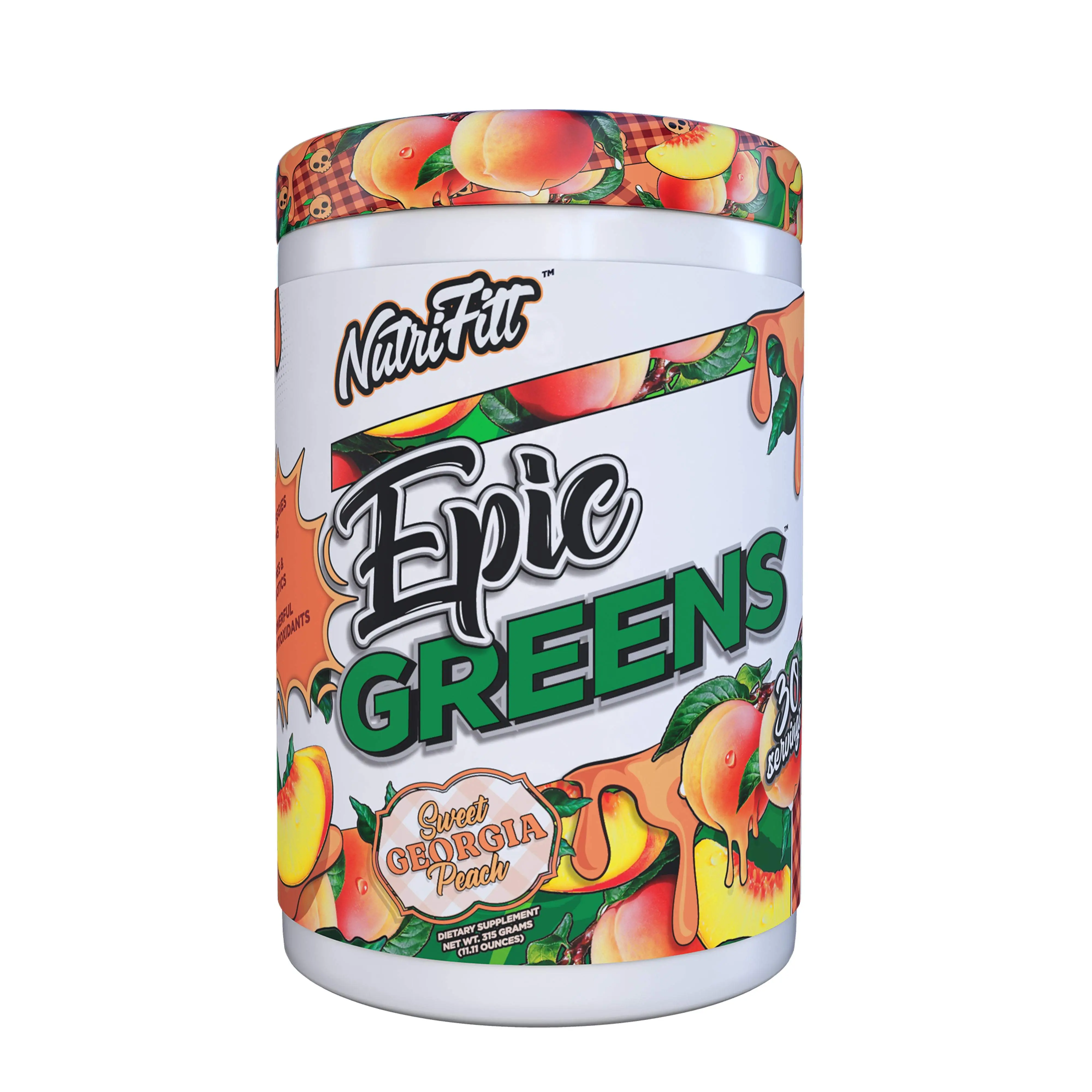 Nutrifitt EPIC GREENS Antioxidant Supplement for Healthy Digestion (30 Servings)