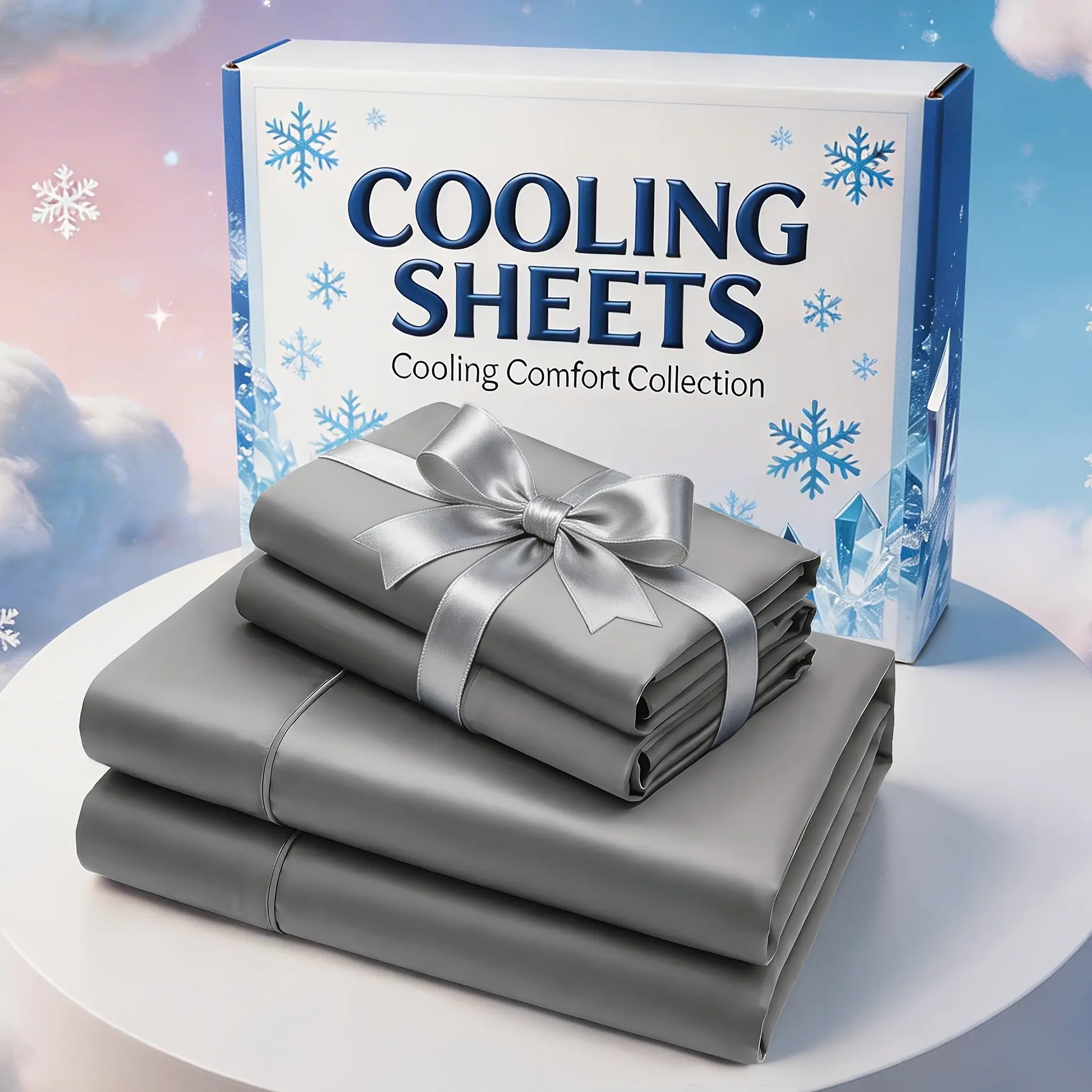 Extra Deep Pocket Bamboo Fiber Sheets Set - Breathable And Cooling Bed Sheets - Luxury Bed Sheet Set - Soft, Wrinkle-Free And Comfy - Easy to Care for And Hypoallergenic, Suitable for Kids' Rooms And Master Bedrooms