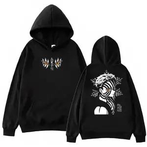 Akaza Anime Graphic 2 Sided Hoodie, Demon Slayer tee Gift For Fan Manga, Gift For Men, Gift For Women, Crew Neck T-shirt, Trending T-shirt