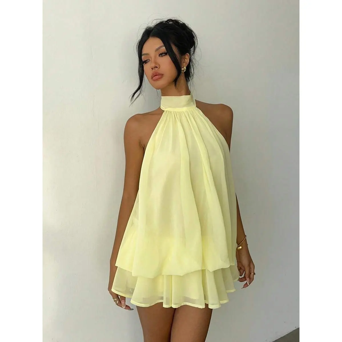 alemais halter neck dress Multi Toucan Tango Halter Mini Dress main image 0