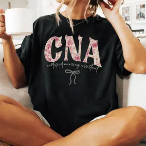 Comfort Colors® CNA Shirt, CNA Nurse Sweatshirt, Certified Nursing Assistant Gifts, Nurse Aide Tshirt, Graduation Gift For Cna Student Shirt Fabric Tee Top Womenswear