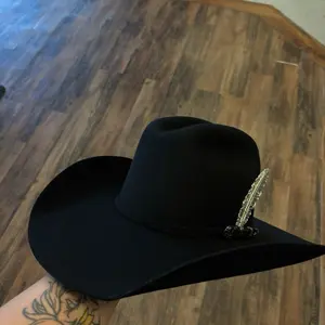 Men western hat Texas black