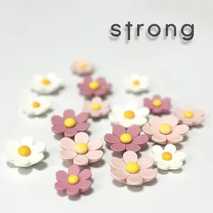20 pcs - Cute Flower Decorative Magnets, Girls Magnets for Fridge and Locker, Whiteboard and Decoration