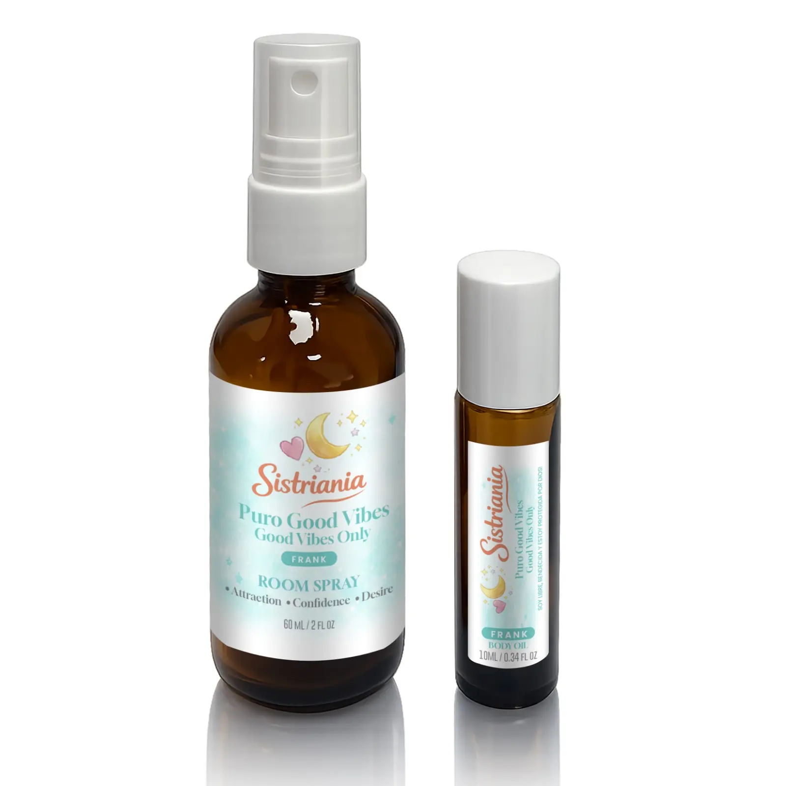 PURO GOOD VIBES BUNDLE Room Spray & Roll on Body Oil