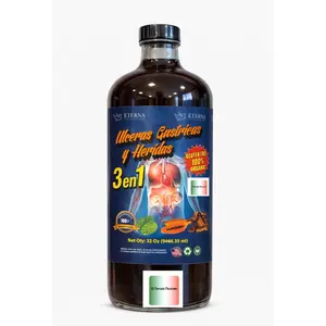 Eterna Aides Premium Juice - Herbal Juice for Gastric and Wound Healing with Spearmint Flavor Supplement Vitamin